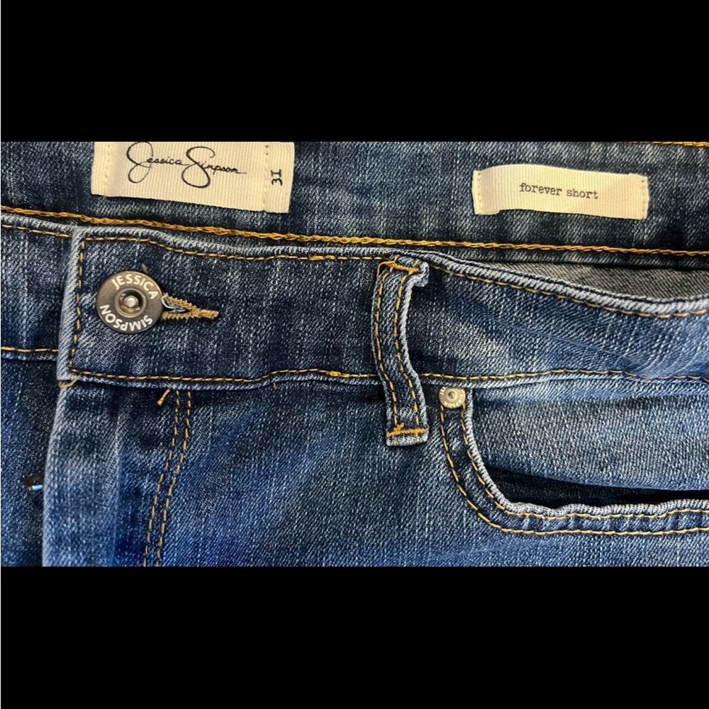 Blue Denim Shorts Jessica Simpson size 31. - Picture 5 of 8
